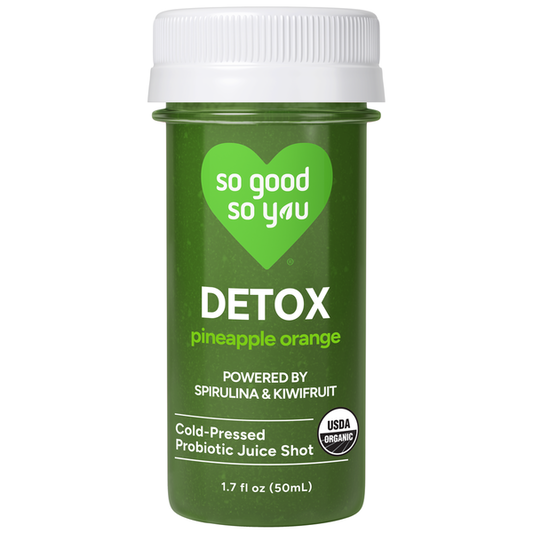 So Good So You Organic Pineapple Orange Detox Probiotic Juice Shot