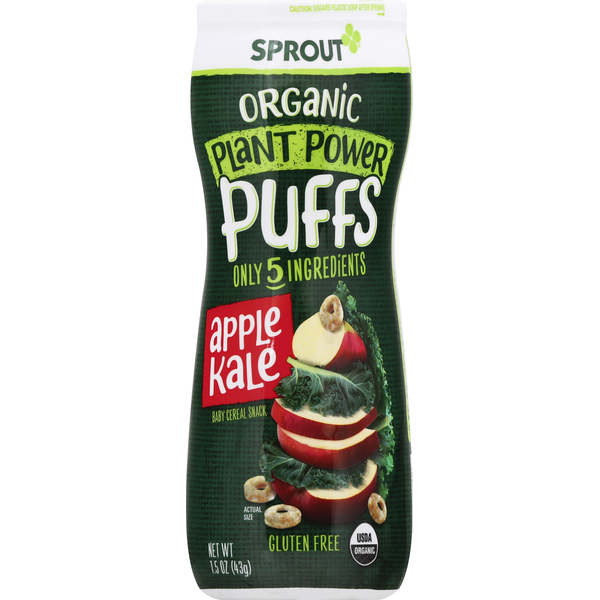 Sprout Organic Organic Apple Kale Quinoa Puffs