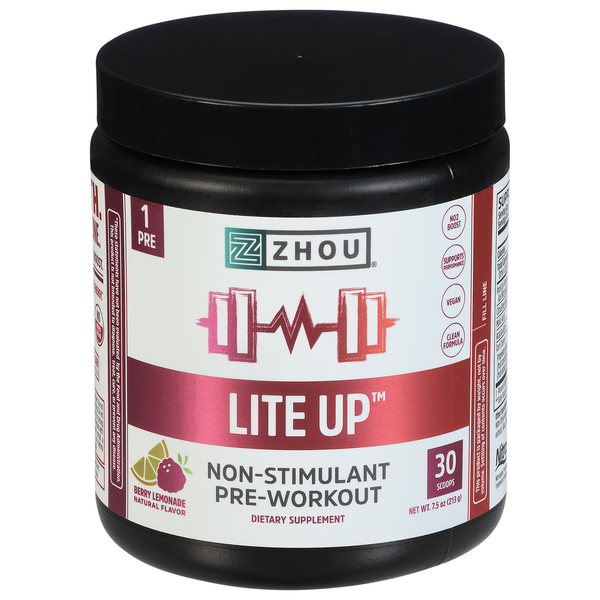 Zhou Berry Lemonade Lite Up Pre-Workout