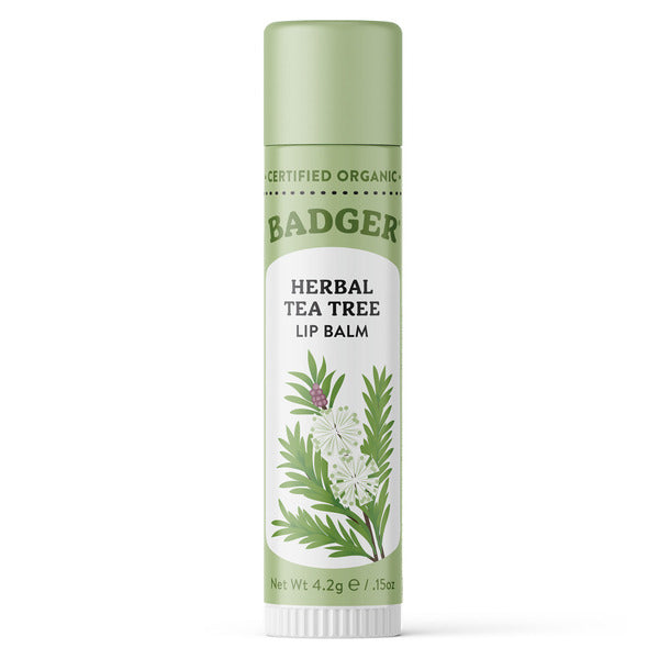 Badger Organic Lip Tea Tree and Lemon