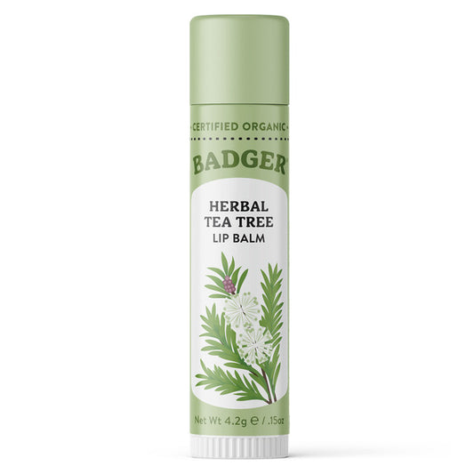 Badger Organic Lip Tea Tree and Lemon