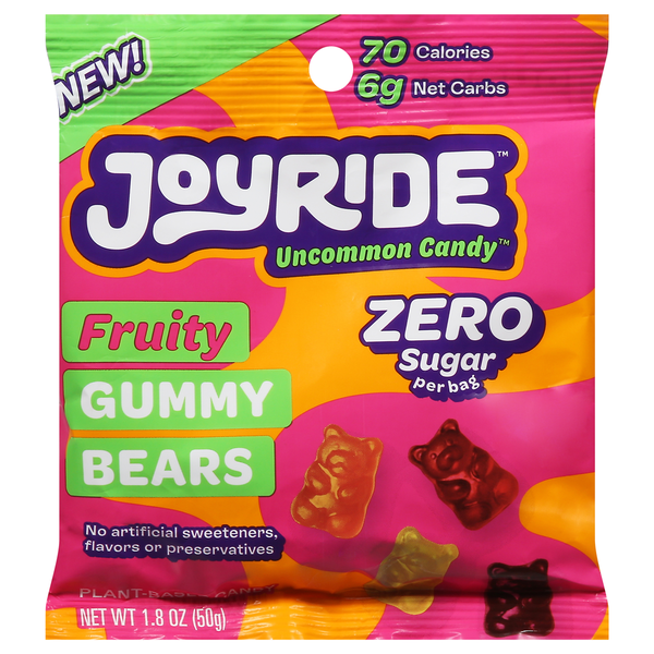 Joyride Fruity Gummy Bears Zero Sugar