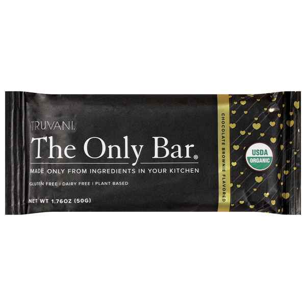 Truvani Organic Chocolate Brownie The Only Bar