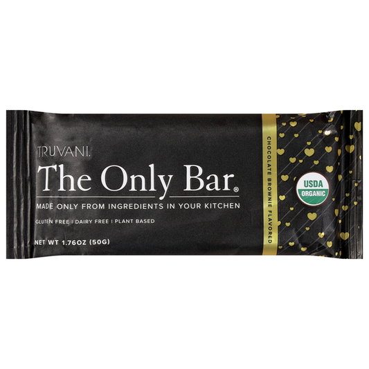 Truvani Organic Chocolate Brownie The Only Bar