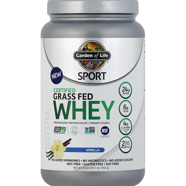 Garden of Life Vanilla Whey Sport Refuel