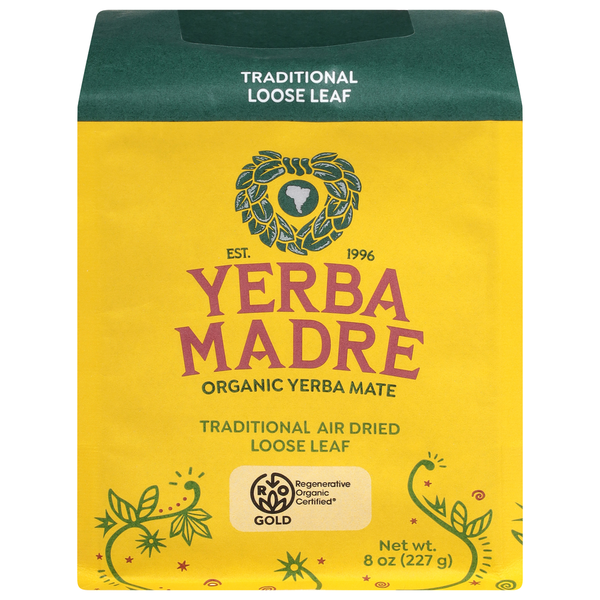 Yerba Madre Organic Yerba Mate Traditional Air Dried Loose Leaf