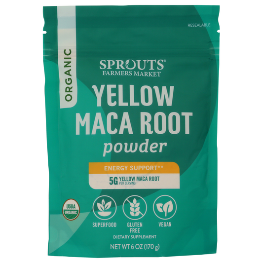 Sprouts Organic Yellow Maca Root Powder