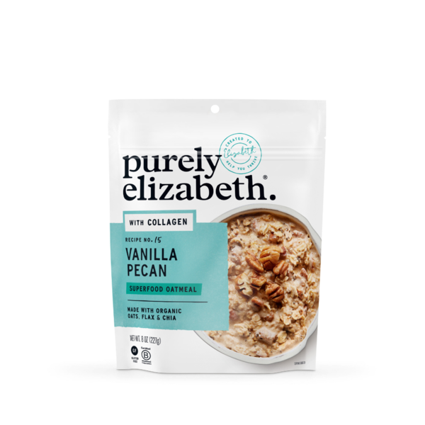 Purely Elizabeth Vanilla Pecan Collagen Protein Oats