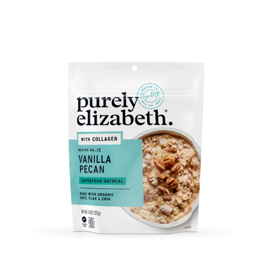 Purely Elizabeth Vanilla Pecan Collagen Protein Oats