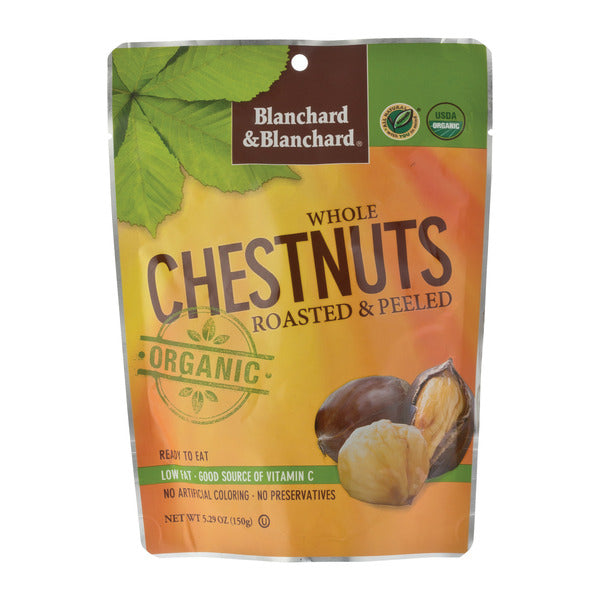 Blanchard & Blanchard Organic Roasted Peeled Chestnuts