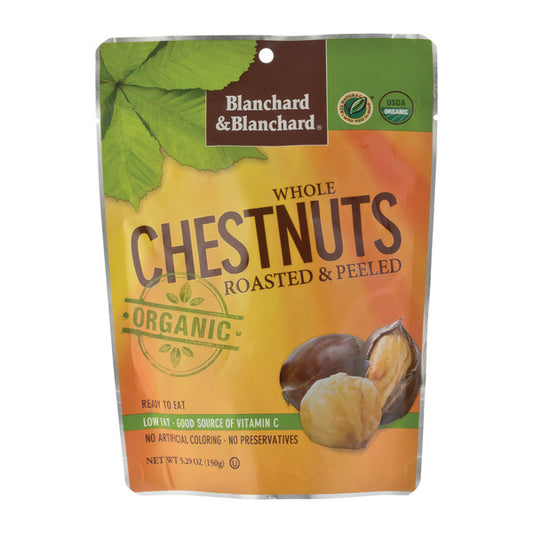 Blanchard & Blanchard Organic Roasted Peeled Chestnuts