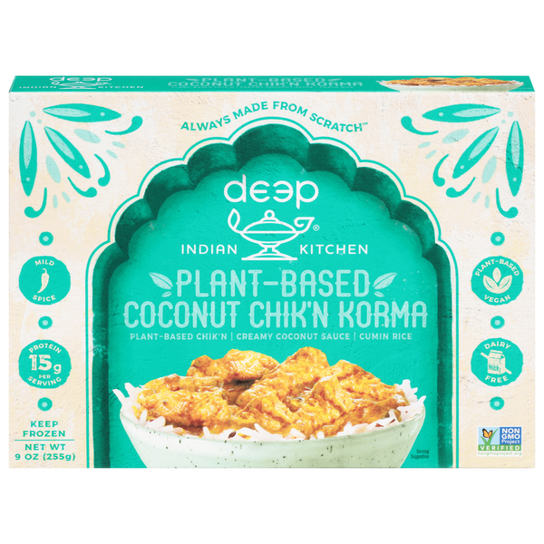 Deep Indian Kitchen Plant-Based Coconut Chik'n Korma