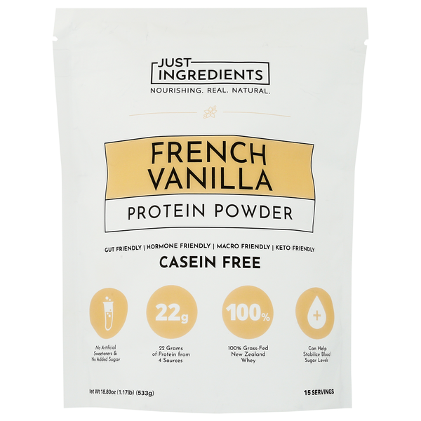 Just Ingredients French Vanilla Protein Powder
