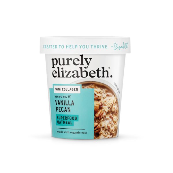 Purely Elizabeth Vanilla Pecan Superfood Oatmeal With Collagen
