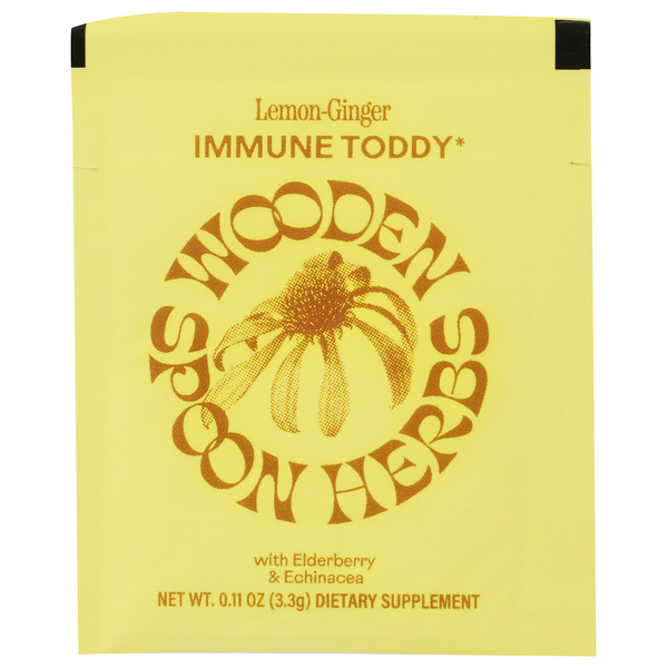 Wooden Spoon Herbs Lemon Ginger Immune Toddy Packet