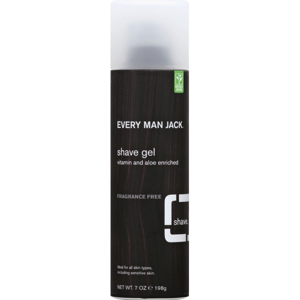 Every Man Jack Shave Gel Fragrance Free