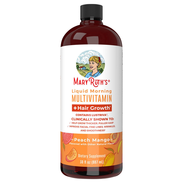 Mary Ruth's Peach Mango Liquid Multivitamin + Hair Growth