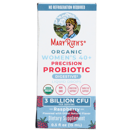 Mary Ruth's Organic Raspberry Women's 40+ Precision Probiotic Liquid Drops