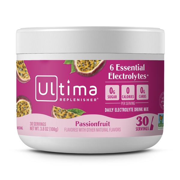Ultima Replenisher Passionfruit Boad Spectrum Electrolyte Mix Powder
