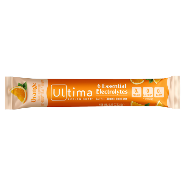 Ultima Replenisher Orange Electrolyte Drink Mix Packet