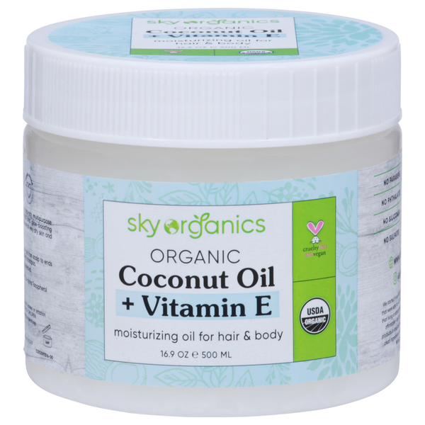 Sky Organics Organic Coconut Oil & Vitamin E Ultra-Hydrating Oil