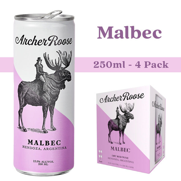 Archer Roose Malbec 4 Pack Cans