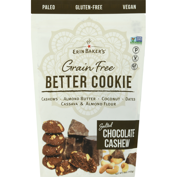 Erin Baker's Salted Chocolate Cashew Grain Free Better Cookie