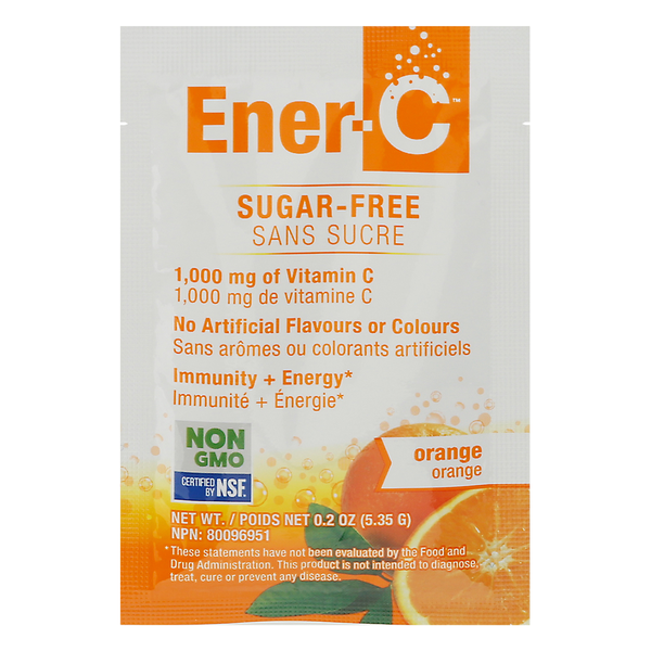 Ener-C Orange Sugar Free Drink Mix Packet