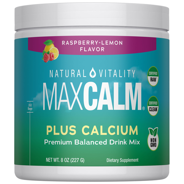 Natural Vitality Raspberry Lemonade Calm Plus Calcium