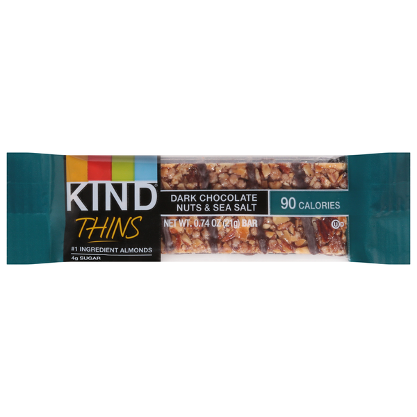 KIND Dark Chocolate Nuts & Sea Salt Thins Bar