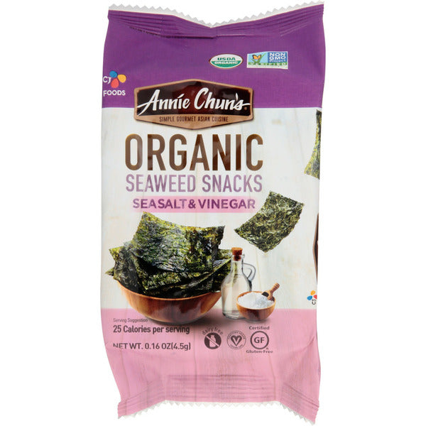 Annie Chun's Organic Seaweed Snack Salt & Vinegar