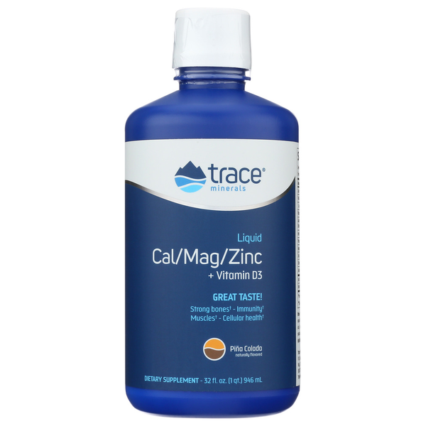 Trace Minerals Cal/Mag/Zinc Pina Colada