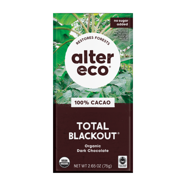 Alter Eco Organic Total Blackout Dark Chocolate Bar