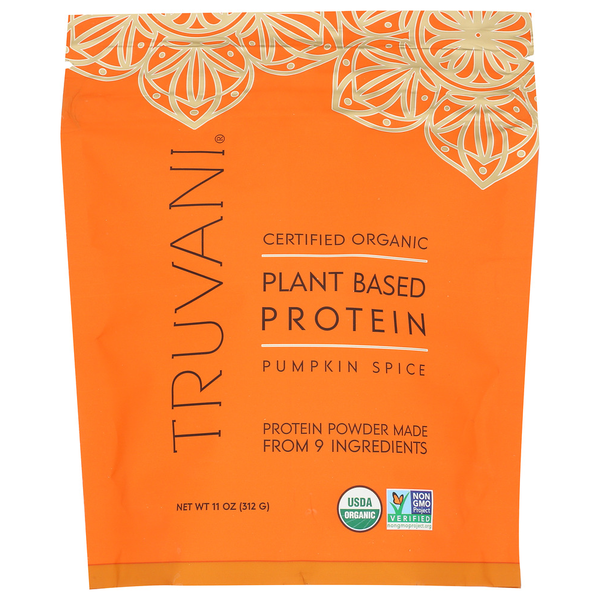 Truvani Organic Pumpkin Spice Plant Based Protein Powder