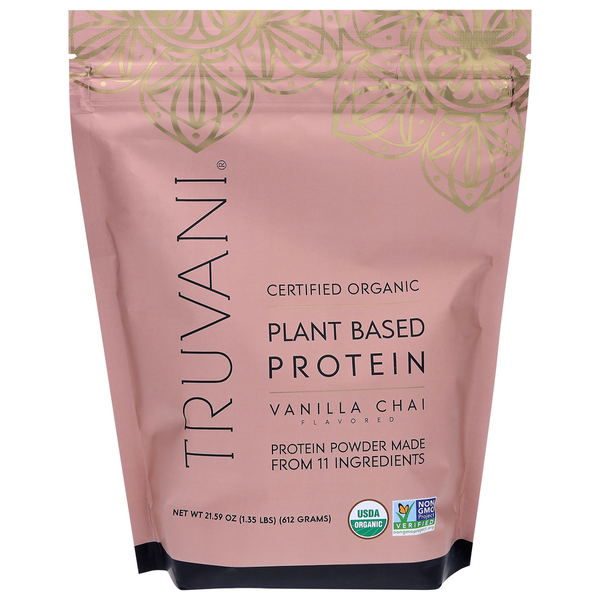 Truvani Organic Vanilla Chai Plant-Based Protein Powder