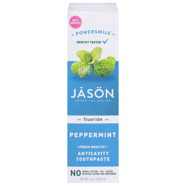 Jason Powersmile Peppermint Toothpaste With Fluoride