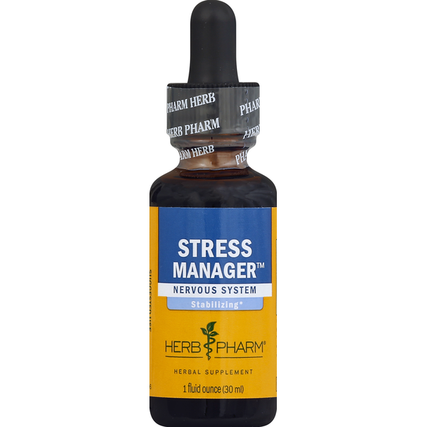 Herb Pharm Stress Manager Herbal Supplement