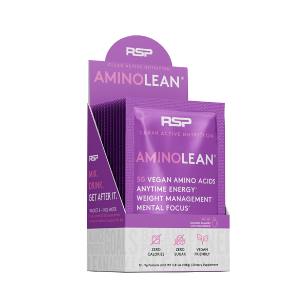Rsp Nutrition Acai Vegan Amino Lean 12 Pack Case