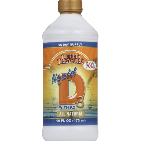 Buried Treasure Liquid D3 W/ K2