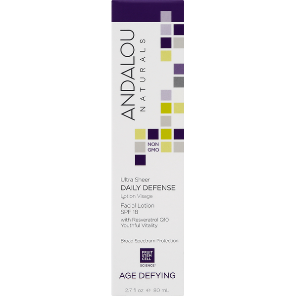 Andalou Naturals Ultra Sheer Facial Lotion SPF18