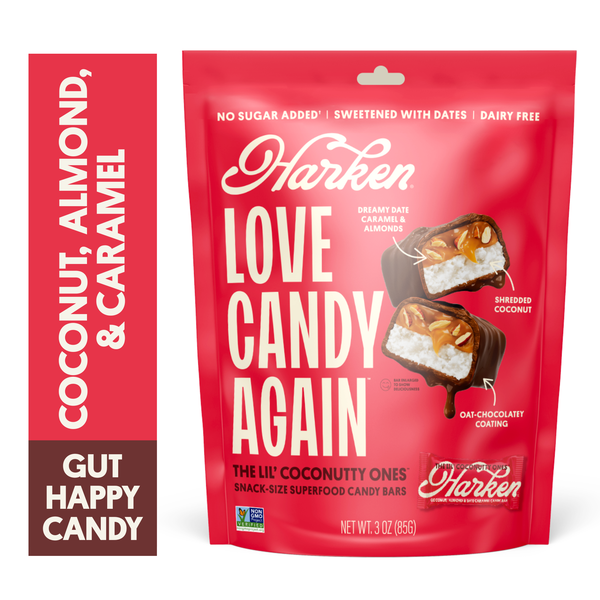 Harken Sweets Coconutty Lil' Ones Snack-Size Superfood Candy Bars
