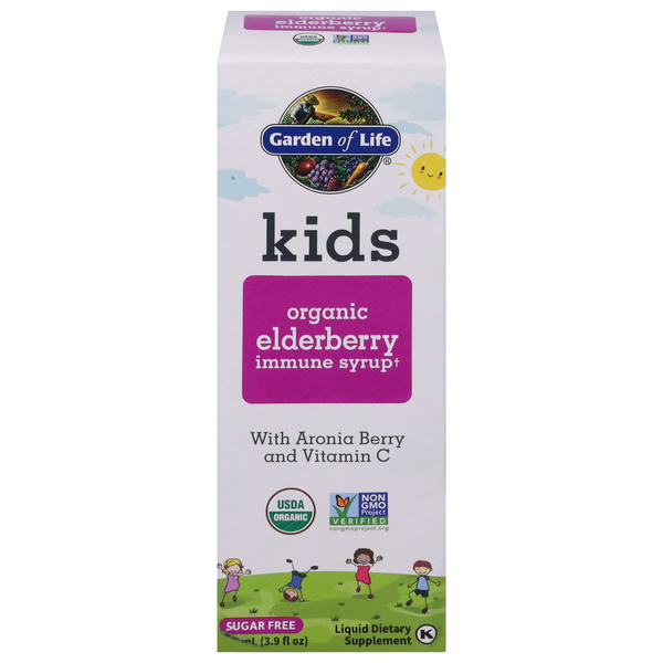 Garden Of Life Kids Organic Elderberry Immune Syrup