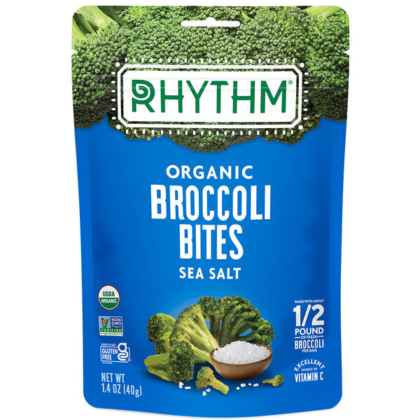 Rhythm Superfoods Organic Sea Salt Broccoli Bites