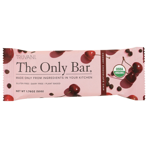 Truvani Organic Cherry Chocolate Chip The Only Bar
