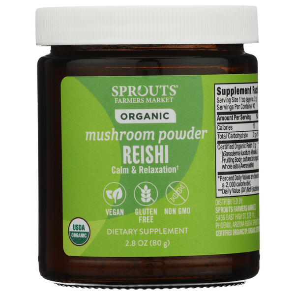 Sprouts Organic Reishi Mushroom Powder