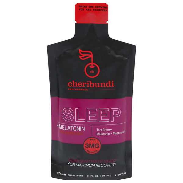 Cheribundi Sleep Tart Cherry Concentrate Shot Single