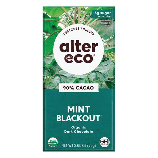Alter Eco Organic Mint Chocolate Bar