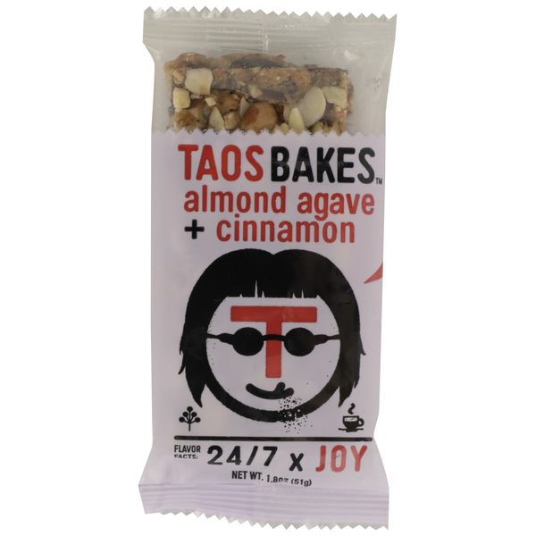 Taos Bakes Almond Agave + Cinnamon Bar