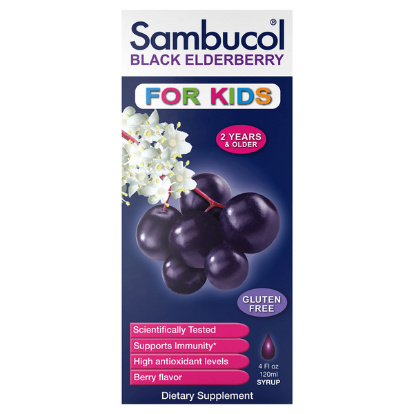 Sambucol Black Elderberry Syrup for Kids Berry Flavor