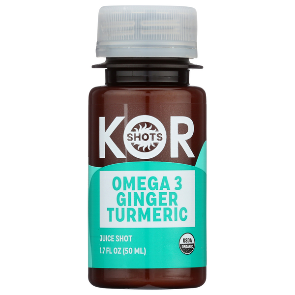 Kor Shots Organic Omega 3 Ginger Turmeric Juice Shot